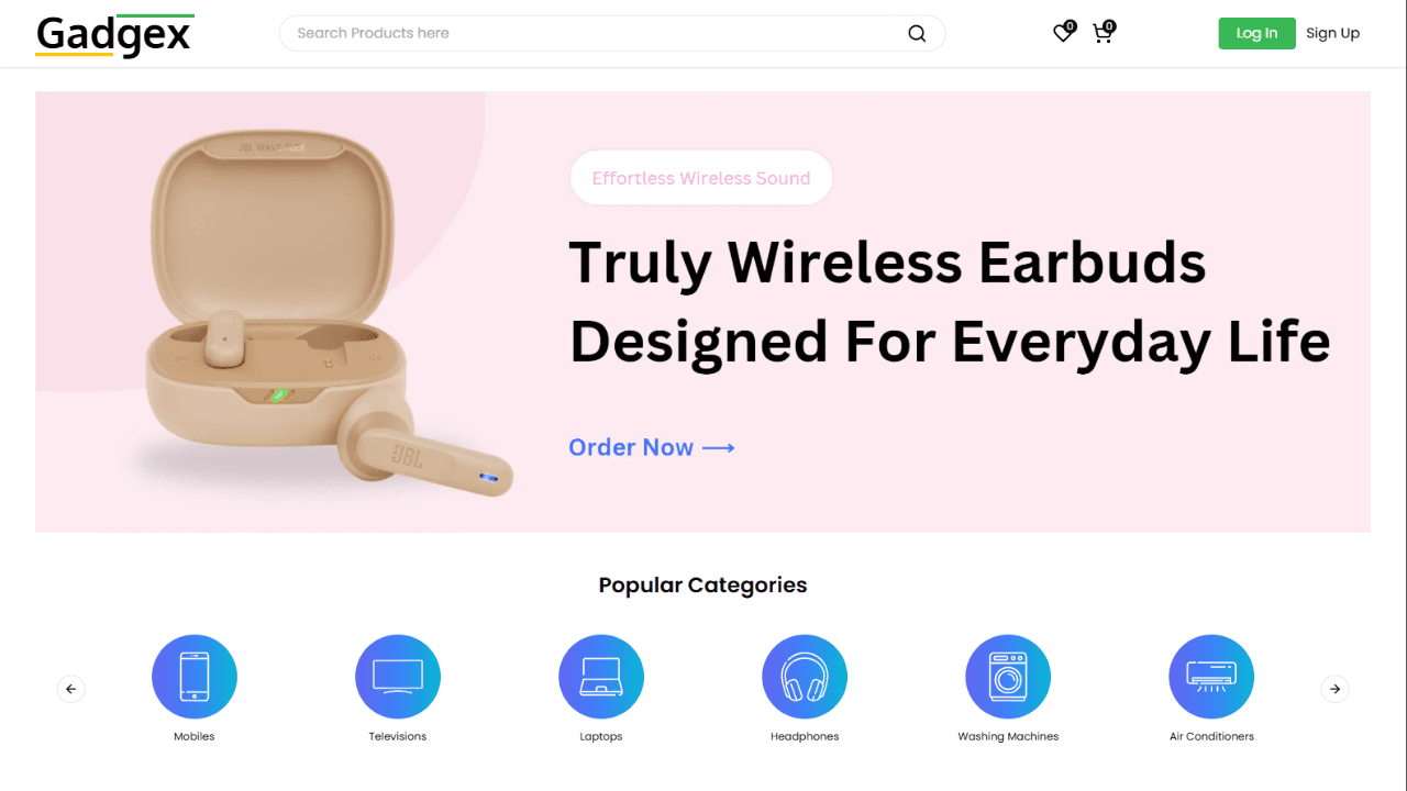 Gadgex – E-Commerce Platform